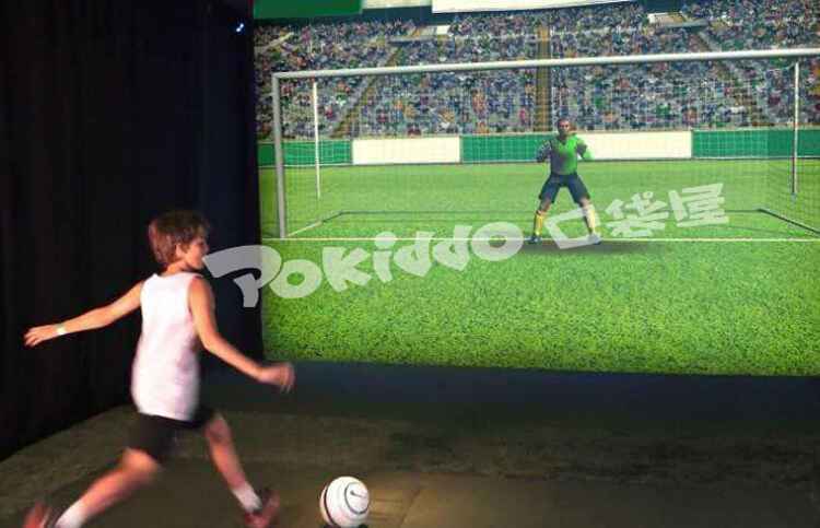 互動投影游戲足球射門
